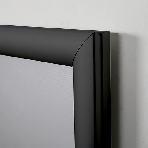 Miniatura 8 de M&T Displays Best Buy LEDbox - Marco de póster retroiluminado con LED de 24 x 36 pulgadas, color negro, perfil de aluminio de 1 pulgada, carga