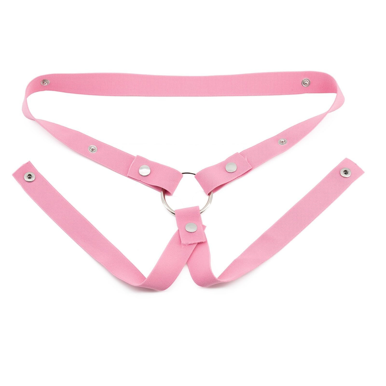 Jaula Protectora Ligera de Resina Masculina Rosa con 1 Correa Elástica de Sujeción-ESRC46