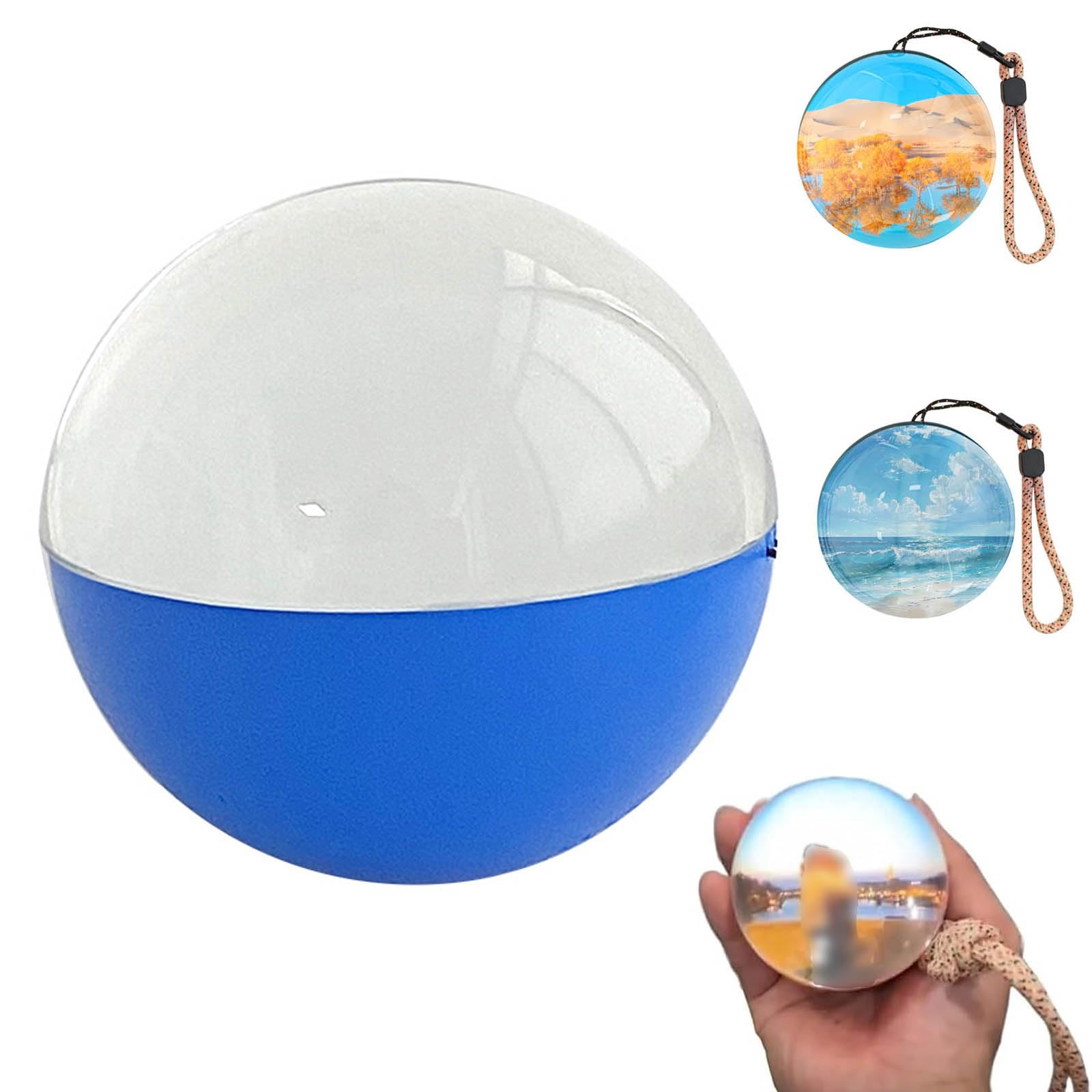 2025 New Crystal Ball Video Player,2.7in 3D Crystal Ball Ultrasound with Electronic Display Sound,Video Sphere,180°Wide-Angle Field of View,for Preserving Beautiful (Size:Regular version,Color:Blue)