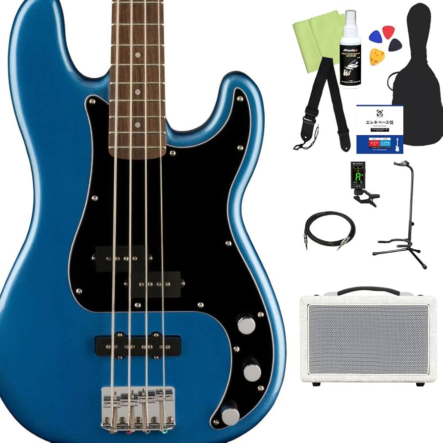 Amazon | Squier by Fender Affinity Series Precision Bass PJ Black