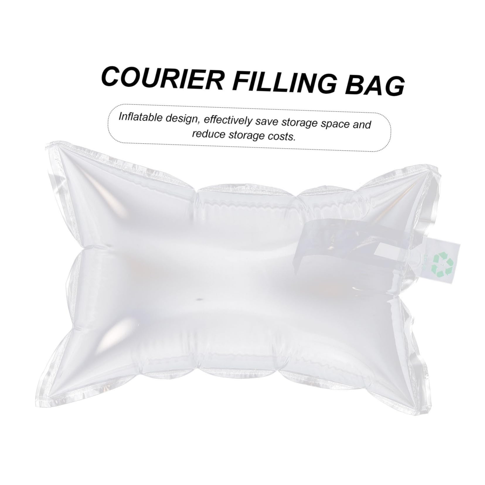 Bolsa de Cojín Inflable 100 Piezas, Film de Coextrusión | Embalaje y Almacenamiento, Protege Cosméticos y Vidrio, Diseño Ahorra Espacio