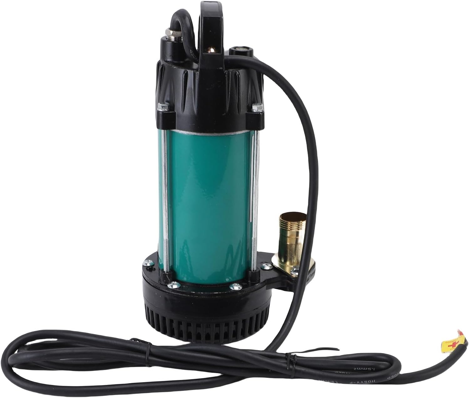 LiebeWH 300W Submersible Pump, Stainless Steel Portable with 1in Outlet and 8.2ft Power Cord, for Farm Pond Industrial Wastewater Transfer (DC12V)