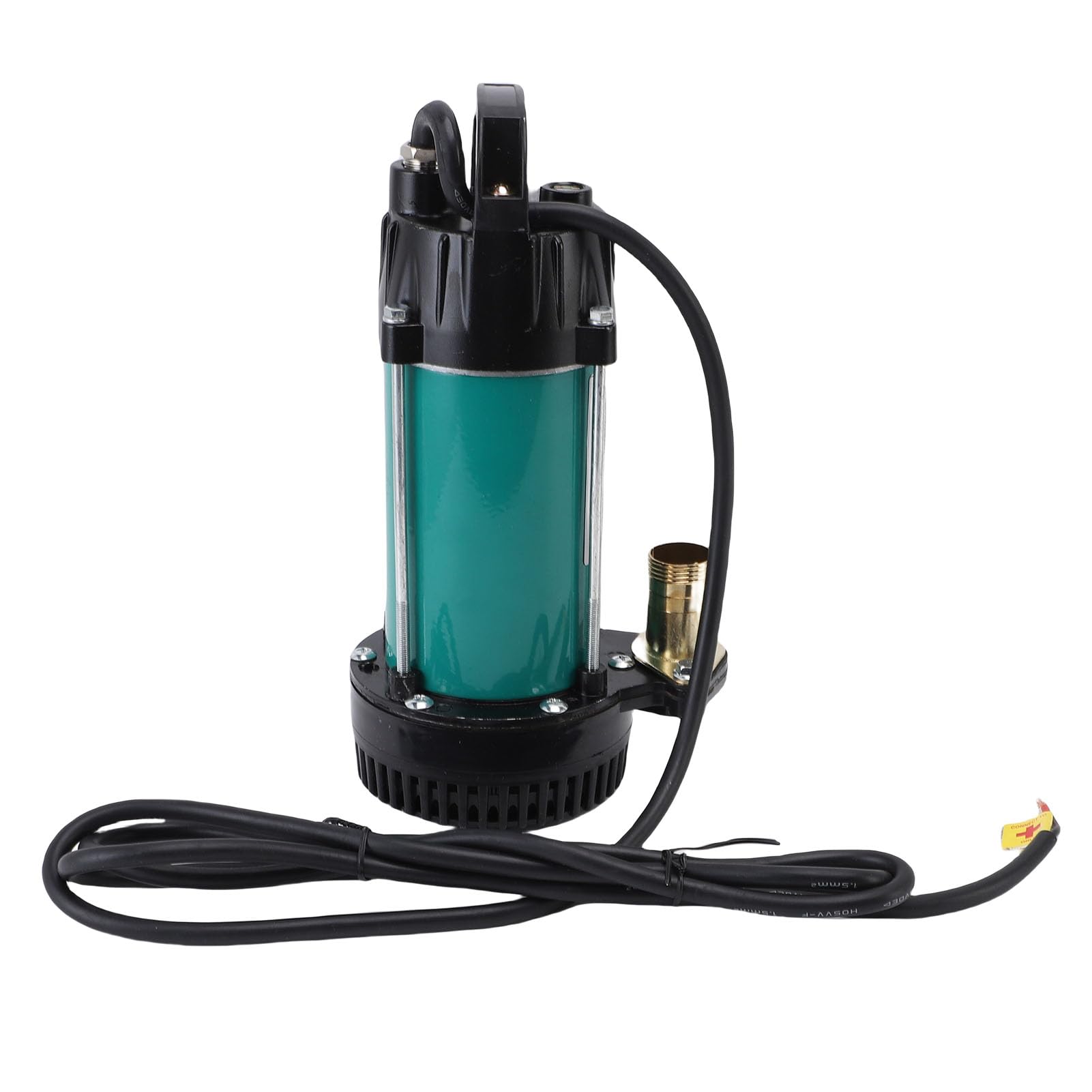 Annadue Bomba Sumergible 300W, Elevación 22m, Caudal 4m³/h, Acero (DC12V)