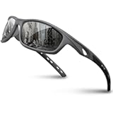 RIVBOS Cyclists&apos; Glasses for Men&apos;s and Women&apos;s Fishing&comma; Cycling&comma; and Outdoor Activities 8z801-1 grey Polarized Lens