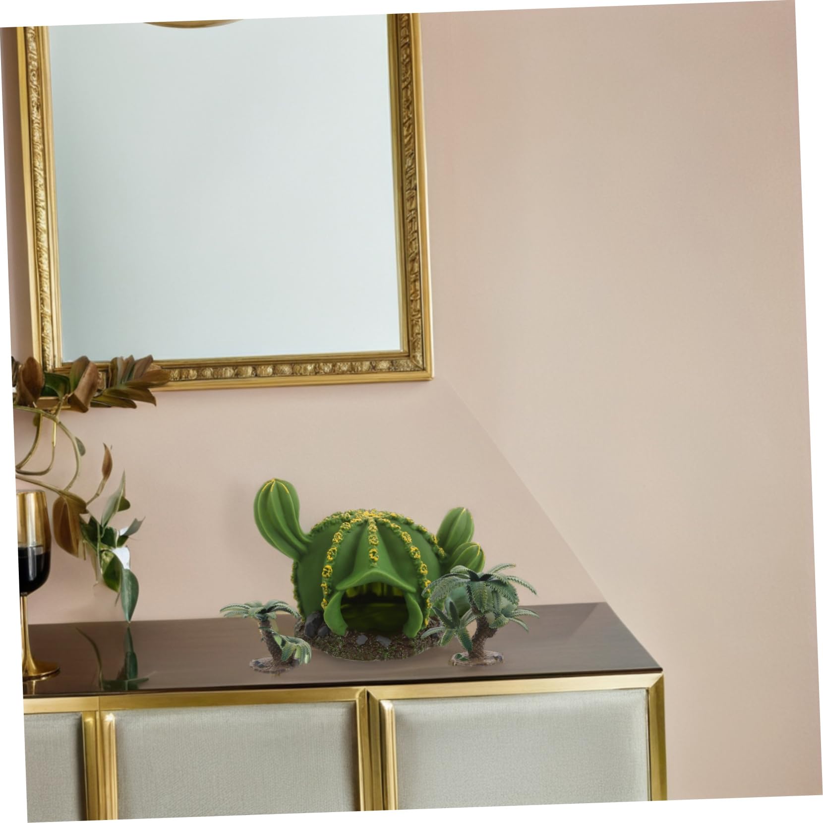 TOYANDONA 3pezzi Alberi in Miniatura di Realistiche Decorazioni Paesaggistiche per Acquari e Habitat di Rettili Accessori per Cactus e Piante del Deserto in Miniatura