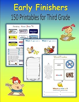 Paperback Early Finishers: 150 Printables for Third Grade Book