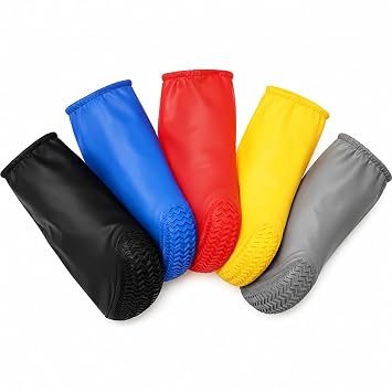 Waterproof Shoe Cover for Men & Women | Reusable Rain Boot Cover with Anti-Slip Sole | Monsoon Footwear Protector for Bike Riding & Travel Pack Of 1
