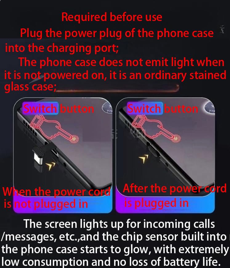 Coque originale iPhone 15 Plus V-MOTA un cadeau lumineux et antichoc idéal