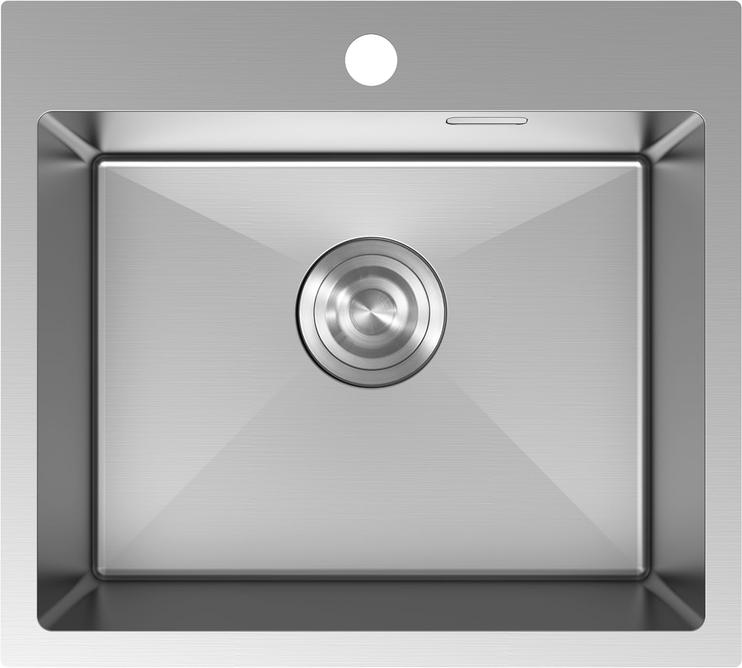 Mexen Solix Edelstahlspüle 1-Becken 500 x 450 mm, Inox