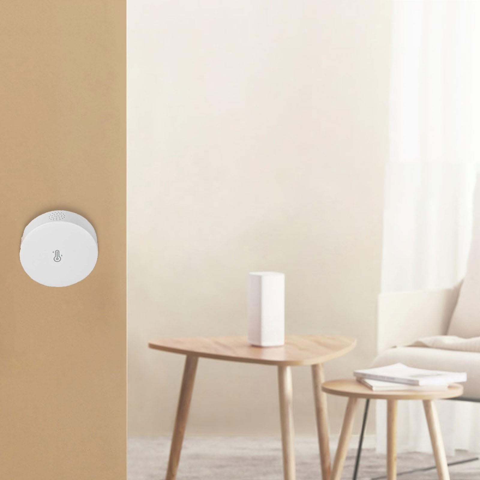 Zigbee - Sensor de temperatura y humedad interior (2 unidades, con función de alarma, precisión de ± 0,2 °C, para concentrador Zigbee 3.0, iHost y para smartthings, almacenamiento en la nube), color