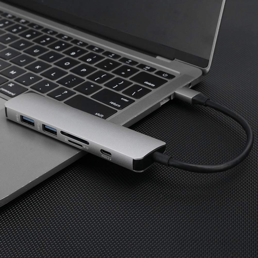 Aramox USB C Hub 6-in-1, 4K PD3.0