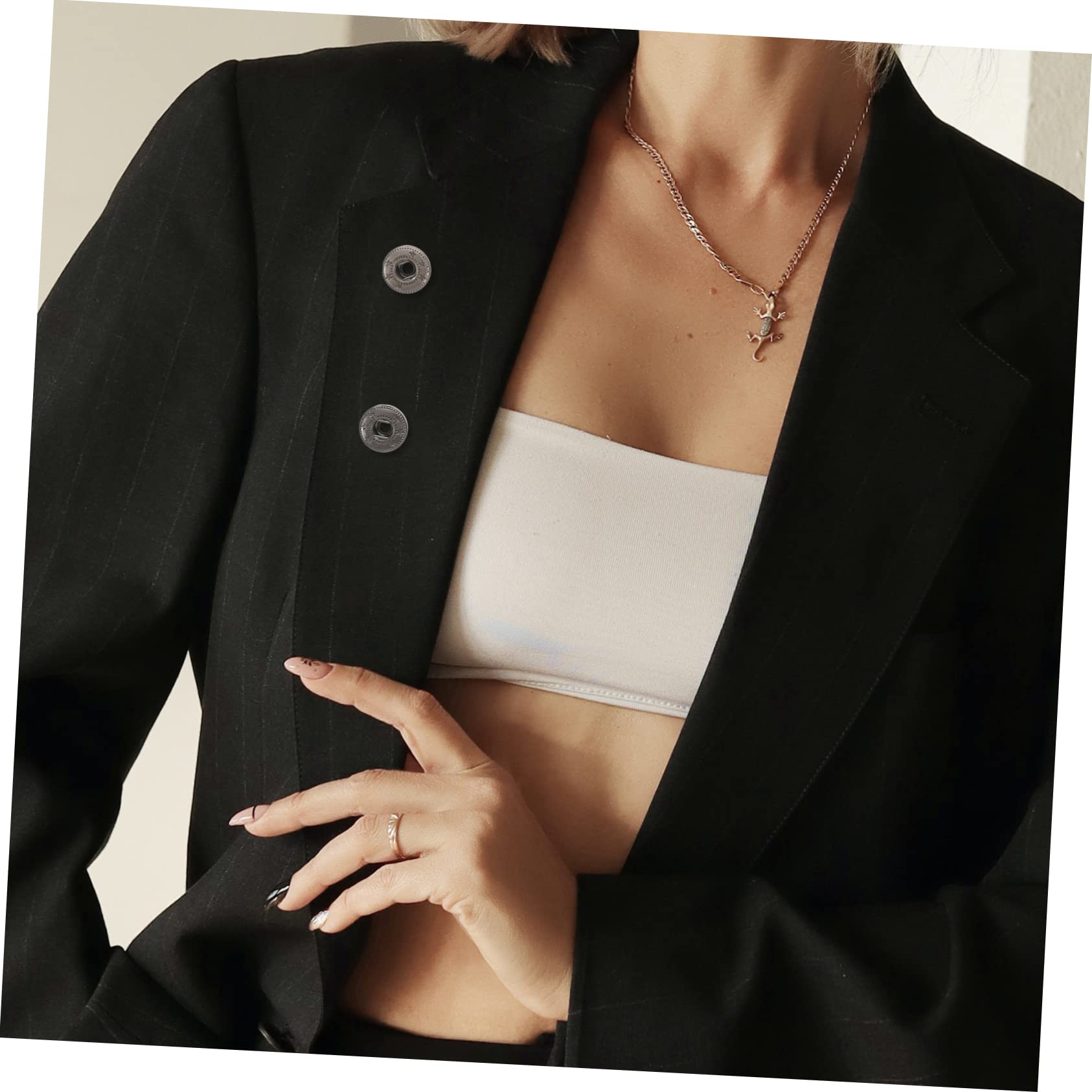 DOITOOL Bottoni Automatici in Metallo Per Pelle Kit Fai Da Te Strumenti Per Bottoni Automatici Per Vestiti e Abbigliamento