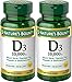 Nature's Bounty, Ultra Strength D3-10,000 IU, 72 Softgels - 2pc