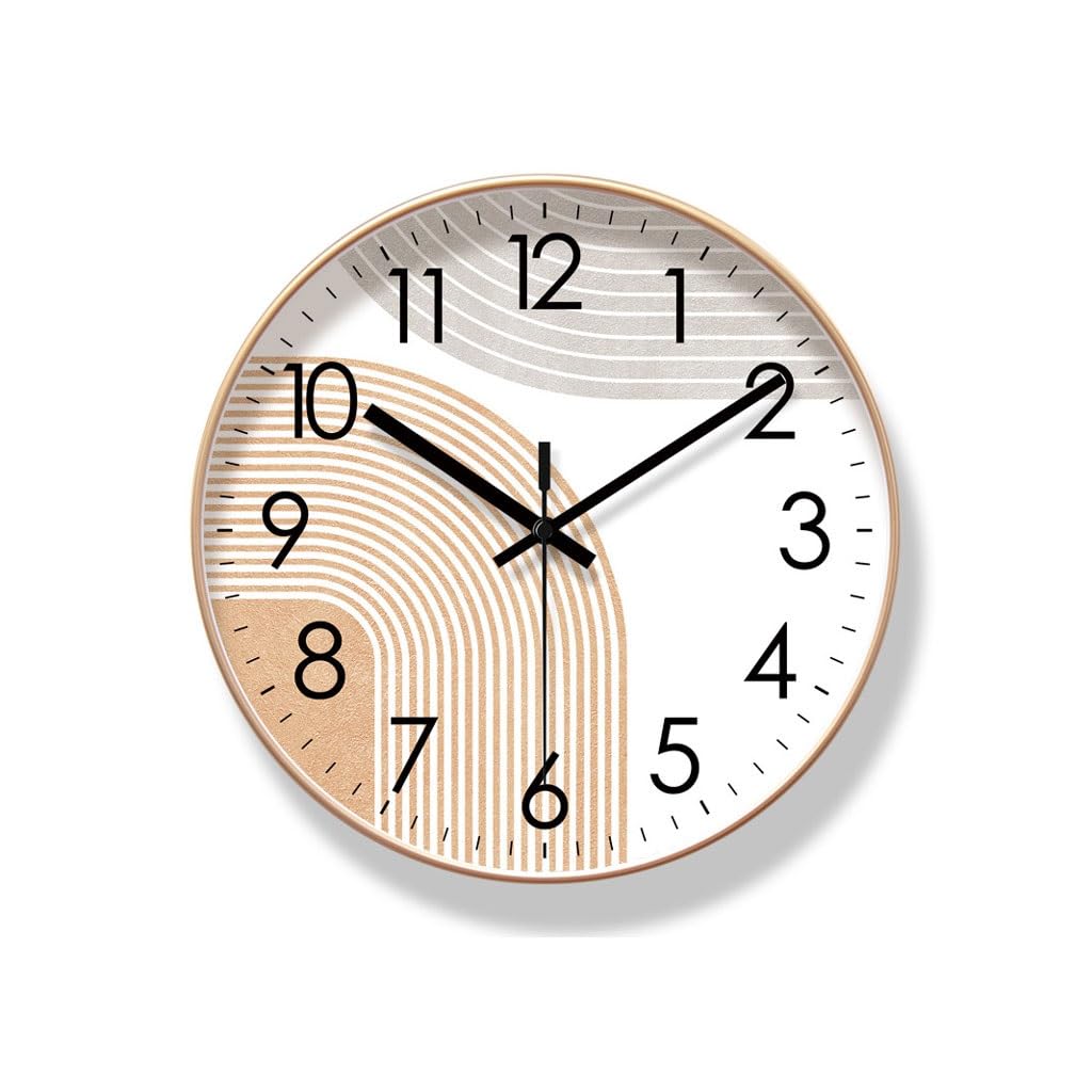 Orologio da parete Orologio da parete Orologio da parete semplice Orologio da soggiorno Orologio da parete Orologio al quarzo silenzioso con secondi di scansione Reloj De Pared(A)