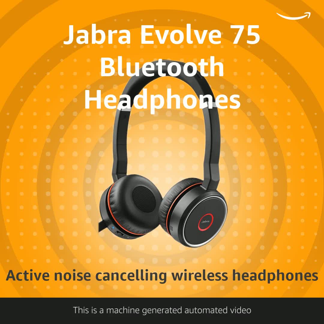 Jabra Bluetooth Wireless On Ear Headphones With Mic 75 Uc