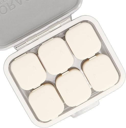 Miniatura 7 de ViaGasaFamido Estuche de medicina diaria, organizador de medicamentos confiable y fácil de separar, portátil, versátil, con caja de almacenamiento