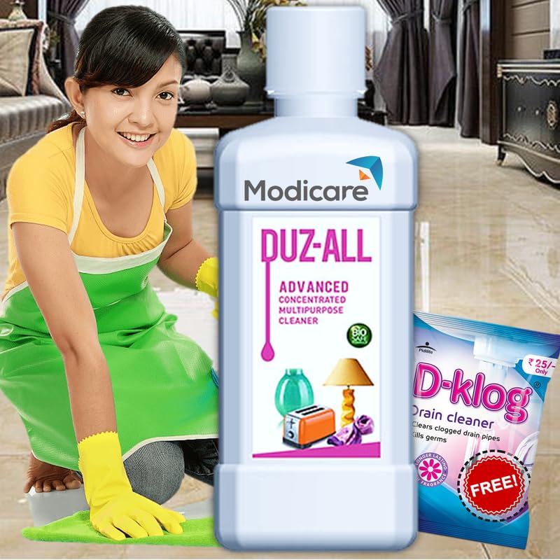 Discover Duz All Multi-Purpose Floor Cleaner by Modicare Advanced Formula Concentrated Cleaning Power Biosafe for Clothes Cleaning Products NORTHWOODS