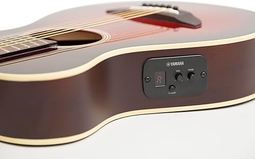 Miniatura 3 de Yamaha APXT2 34 Thinline - Guitarra de corte acústica eléctrica violín viejo Sunburst