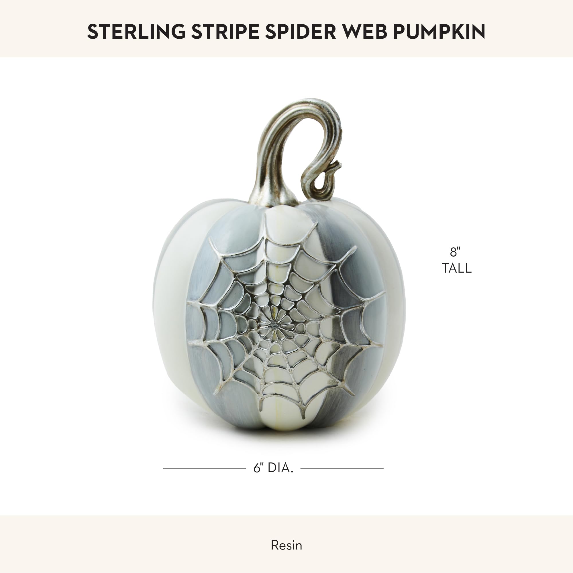 メイメイ Amazon.com: MACKENZIE-CHILDS Sterling Stripe Spider Web