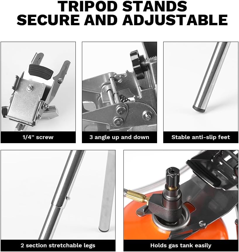 Fire-Maple Sunflower Gas Stove Stand, Portable Tripod for Sunflower Stove Series