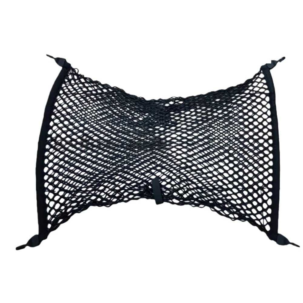 Gepäcknetz Auto Zweilagiges Kofferraum-Gepäcknetz Mit Haken Elastisches Nylon-Organizer-Netz Universell Passend Für Q7