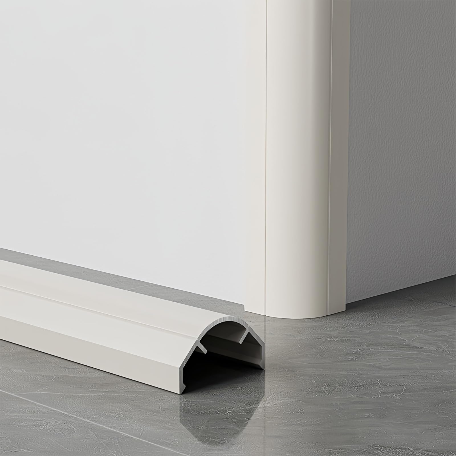 Coayuou Wall Corner Edge Protection Strips 100 cm x 3 Pieces Metal Corner Protection Made of Aluminium Corner Strips Shockproof and Scratch Resistant for Walls Perfect Wall Cladding for Permanent