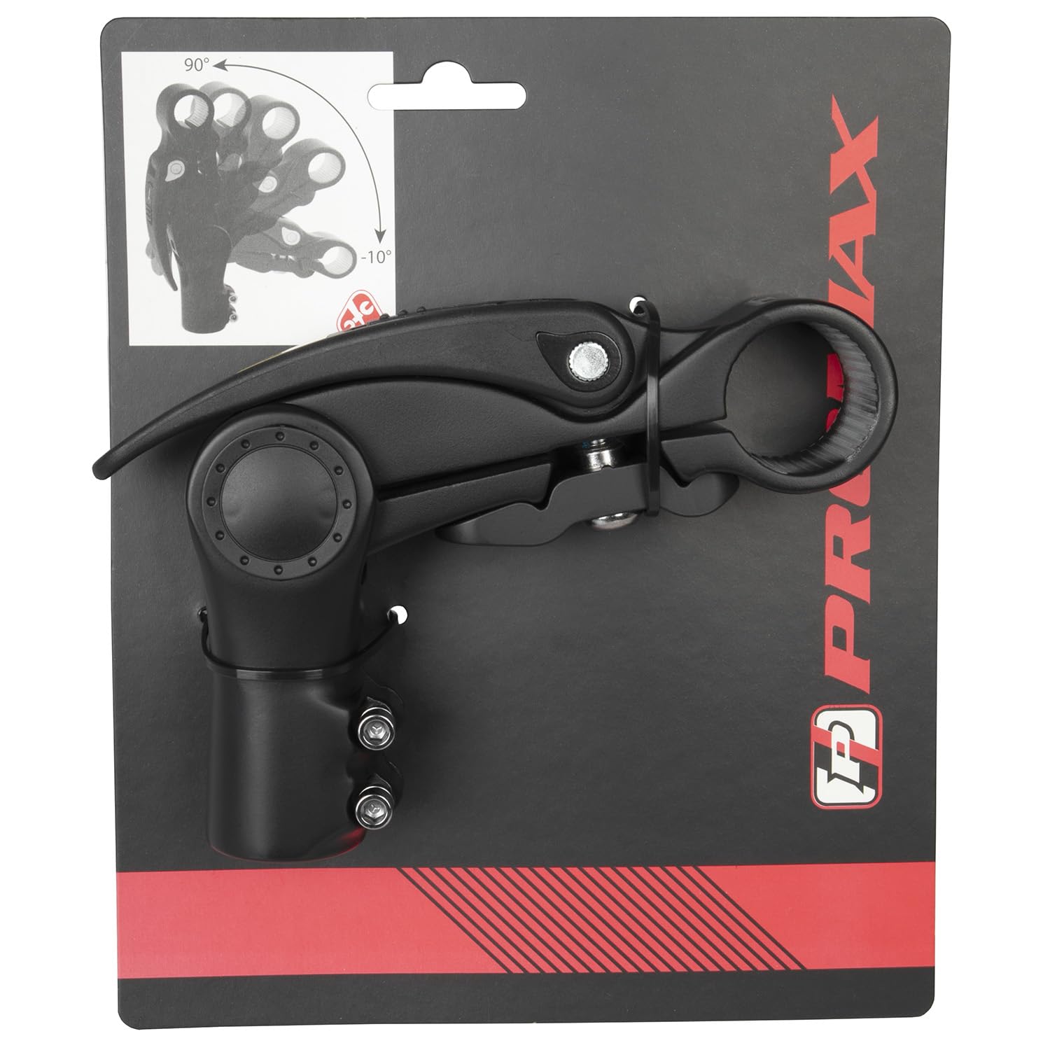 1 1/8 Zoll Lenkervorbau Promax Ahead Klemmung 31,8 mm Neigungswinkel verstellbar von -10° bis +90°