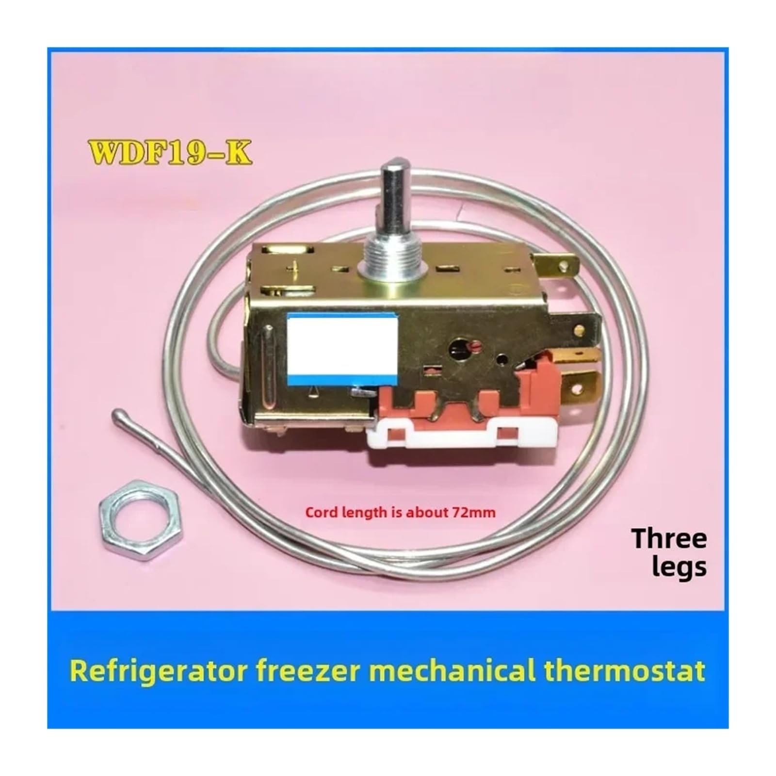Interruttore Termostato Frigorifero K59E Sostitutivo WDF19-KK50 Termostato Congelatore K59