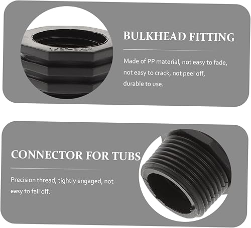 Miniatura 5 de HANABASS 10 unids Conector de tanque de agua Accesorio de bañera Accesorios para bañera Conector para tanques de agua Conector para acuarios