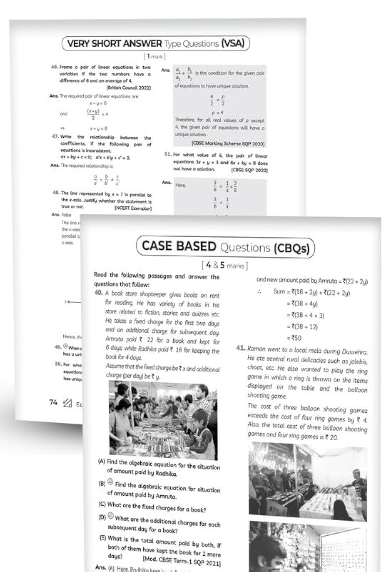 CBSE Class 10 Mathematics Bank 2024-25, Latest Syllabus