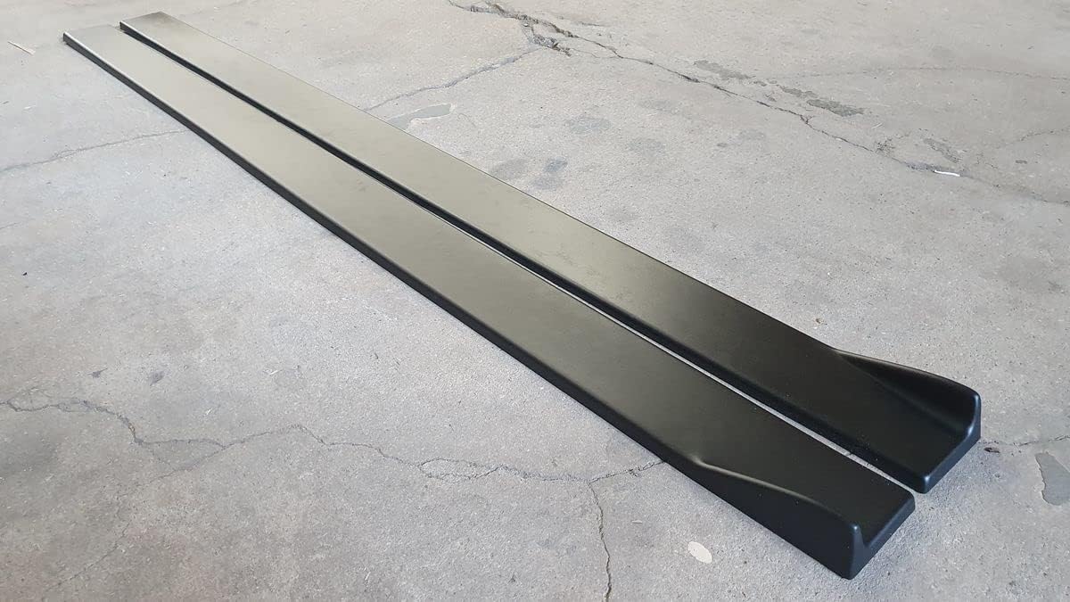 Side skirts addons/Blades/sill covers with Wing For VW Jetta 7 GLI 2019+ v3
