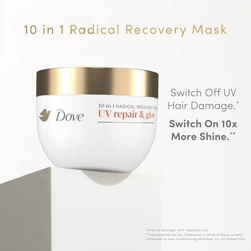 Dove Radical Recovery 10-in-1 Hair Mask UV Repair for Damaged Hair, 9.2 oz - image 3