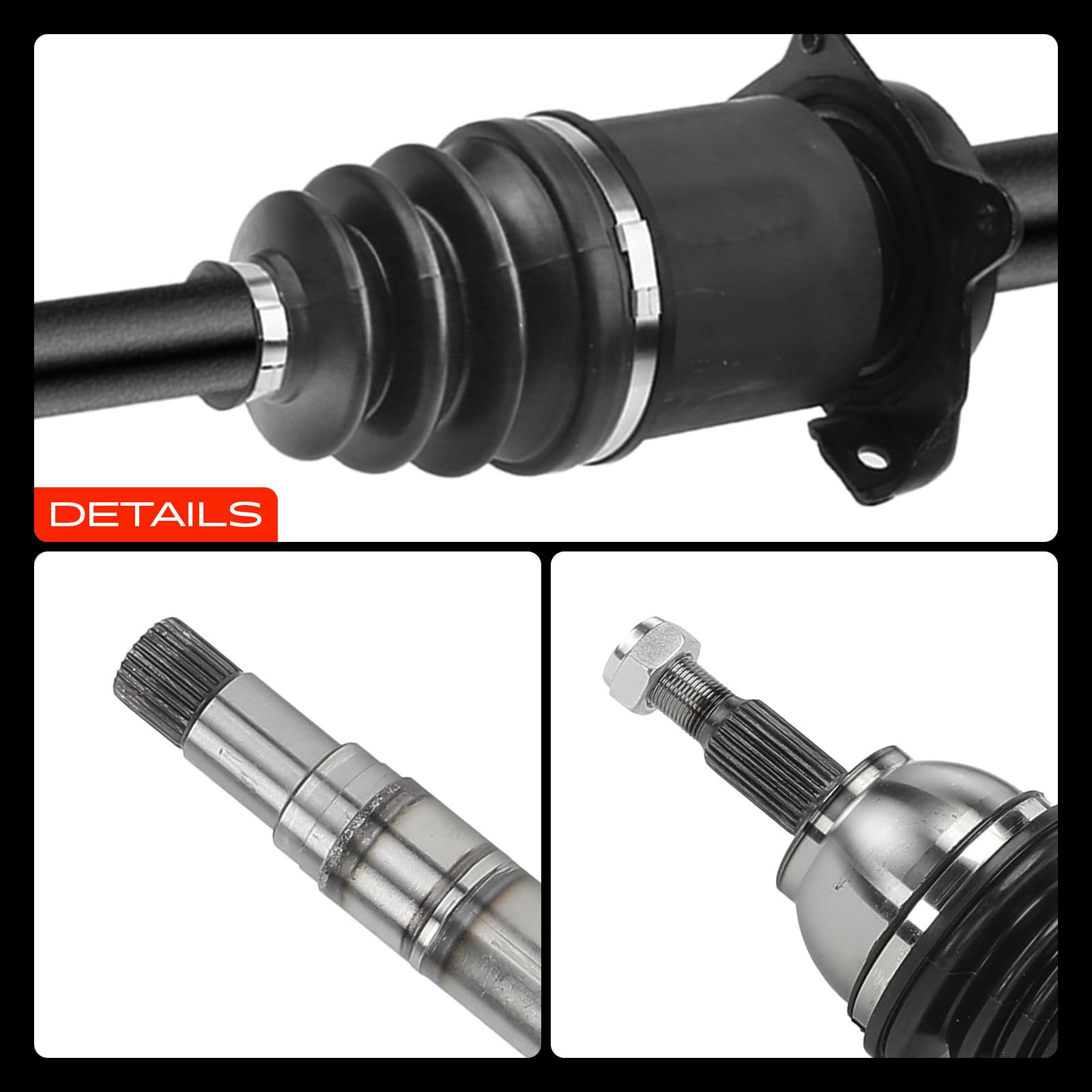 Frankberg Eje motriz Eje de transmisión AT sin ABS Ring Compatible con Clase A W169 A150-A200 1.5L-2.0L 2004-2012 Clase B W245 B150-B200 1.5L-2.0L 2005-2011 Replace# 1693705672