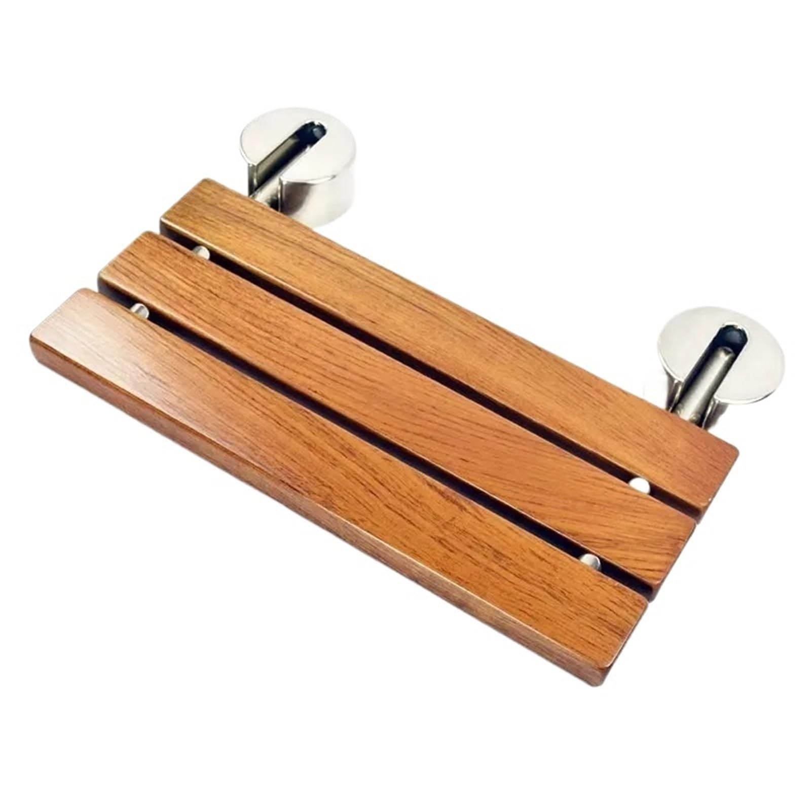 Asiento Ducha Pared Montada Silla de Ducha Plegable montada en la Pared | Asientos fabricados en madera y acero inoxidable.