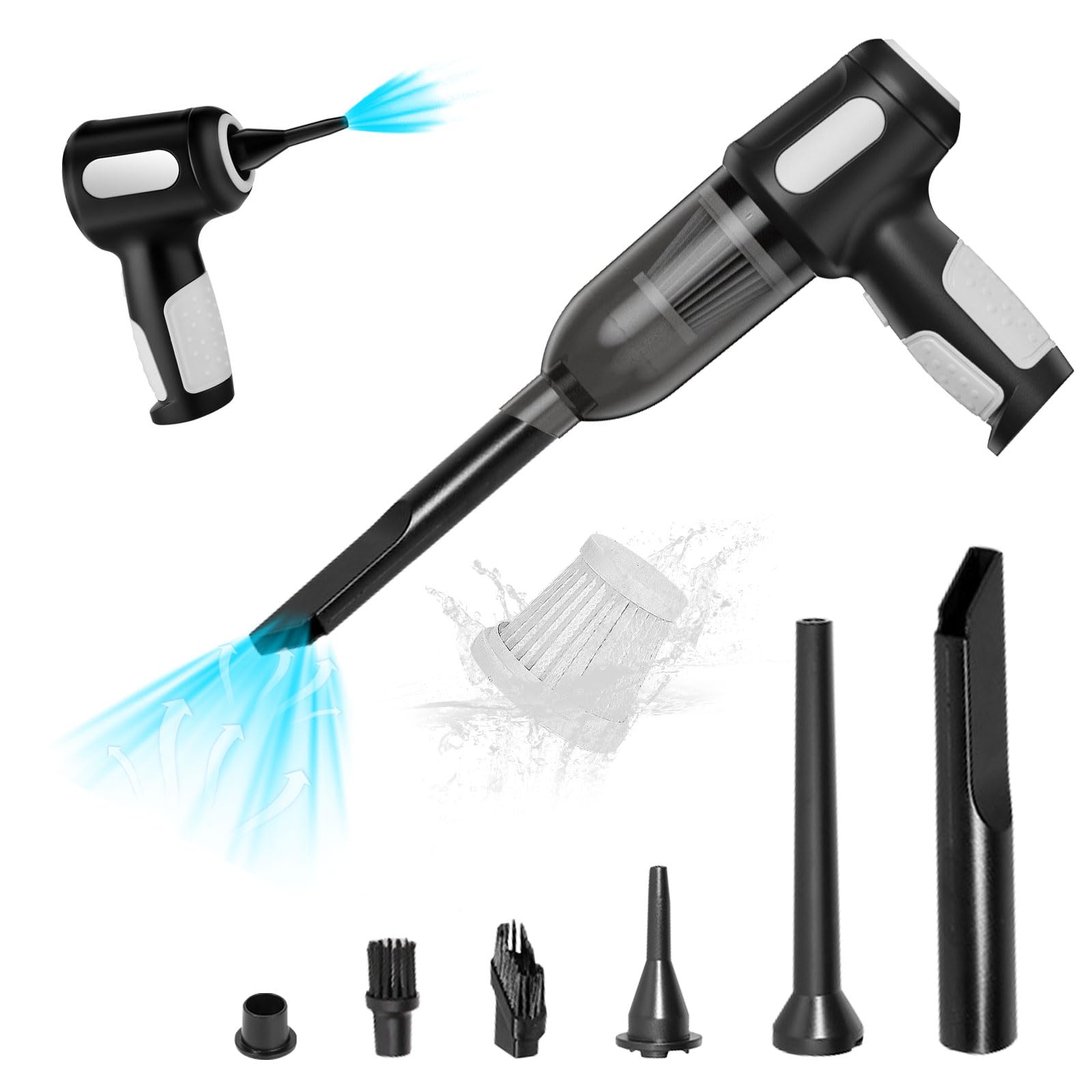 HOTO Aspirapolvere Auto Senza Fili, 20000Pa Mini Aspirapolvere