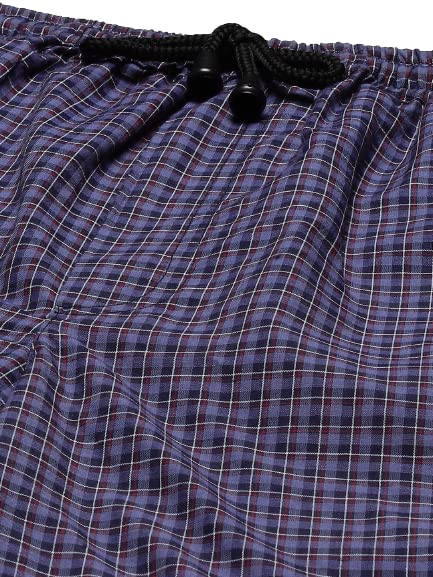 Image of SOJANYA (Since 1958 Men's Cotton Checked Nightsuit Set