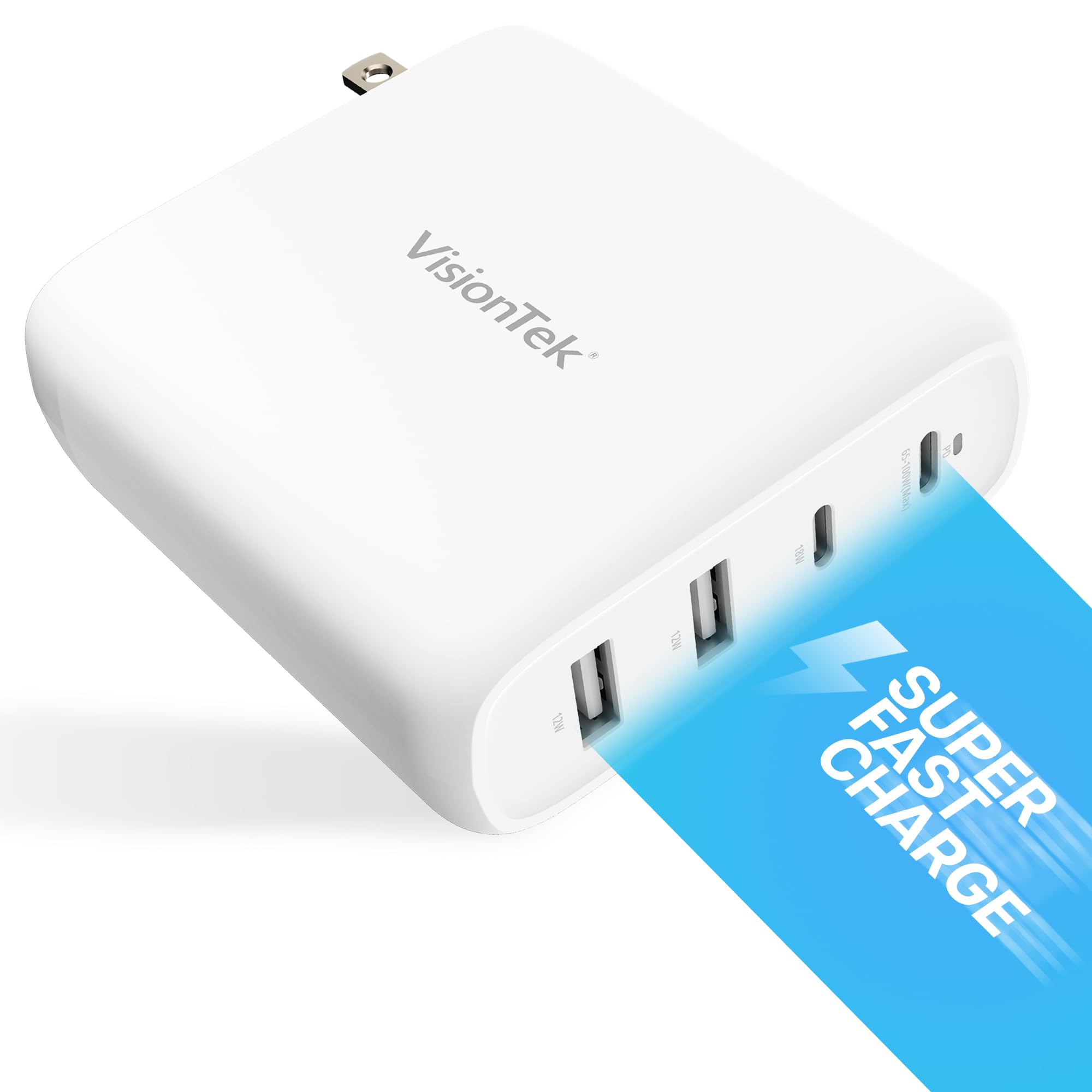 茶 gan Amazon.com: GaN III 3-Port 128W USB C Wall Charger - 65W
