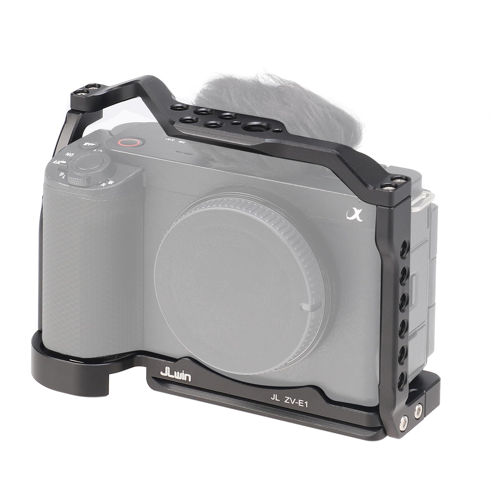 FOTGA Camera Cage for Sony ZV-E1 Camera, Aluminium Alloy Video Vlogging Camera Cage Rig