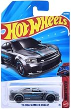Hot Wheels 20 Dodge Charger Hellcat Nightspeed Ages 3 and Up 134/250 (Grey)