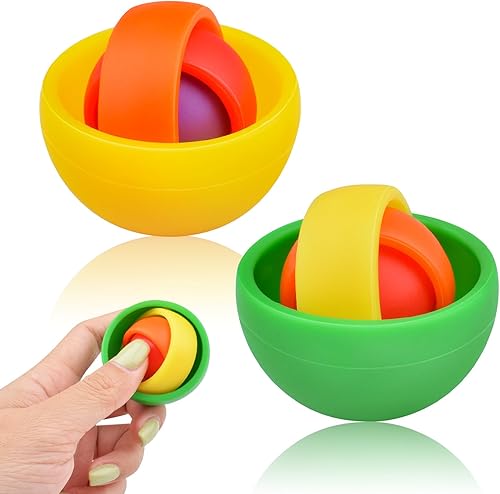 Juguete para ansiedad para adultos, juguete de escritorio Gyro, regalo ideal para niños, niñas, adolescentes, niños, TDAH, autismo, alivio del