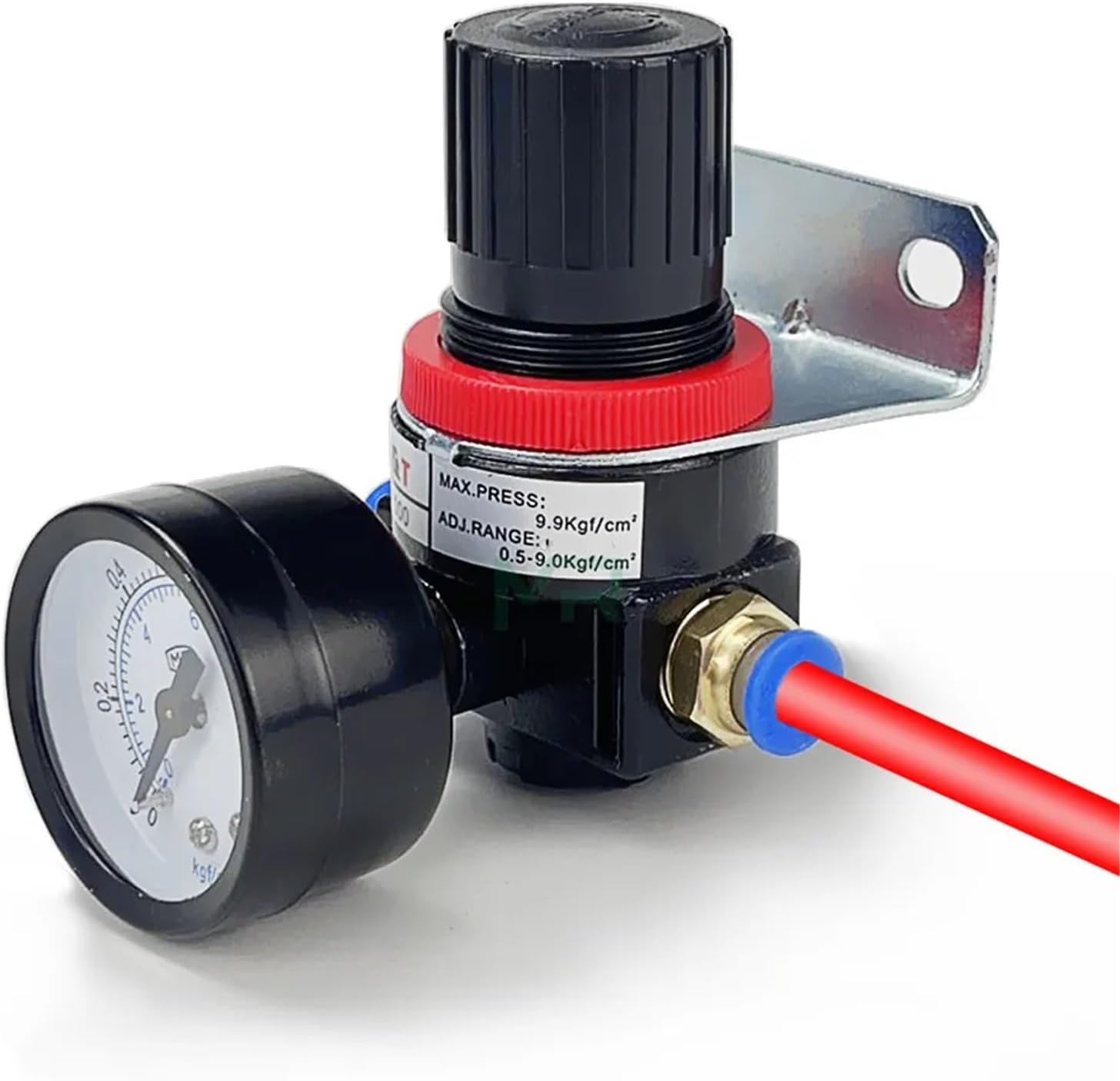 1pc AR2000 G1/4'Pneumatic Micro Air Pressure Regulator Air Filter Processing Unit Valve with Fitting(AR2000)
