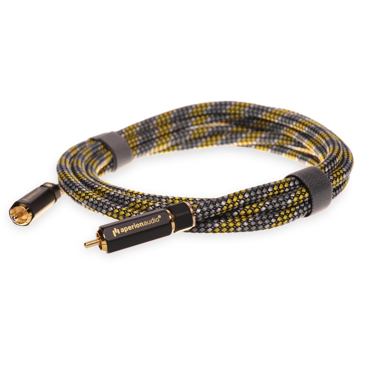 9FT RCA Cable, aperionaudio Male to Male RCA Audio Stereo Subwoofer Canle for Home Theater, HDTV, Amplifiers, HiFi Systems, Speakers?Mono Single?