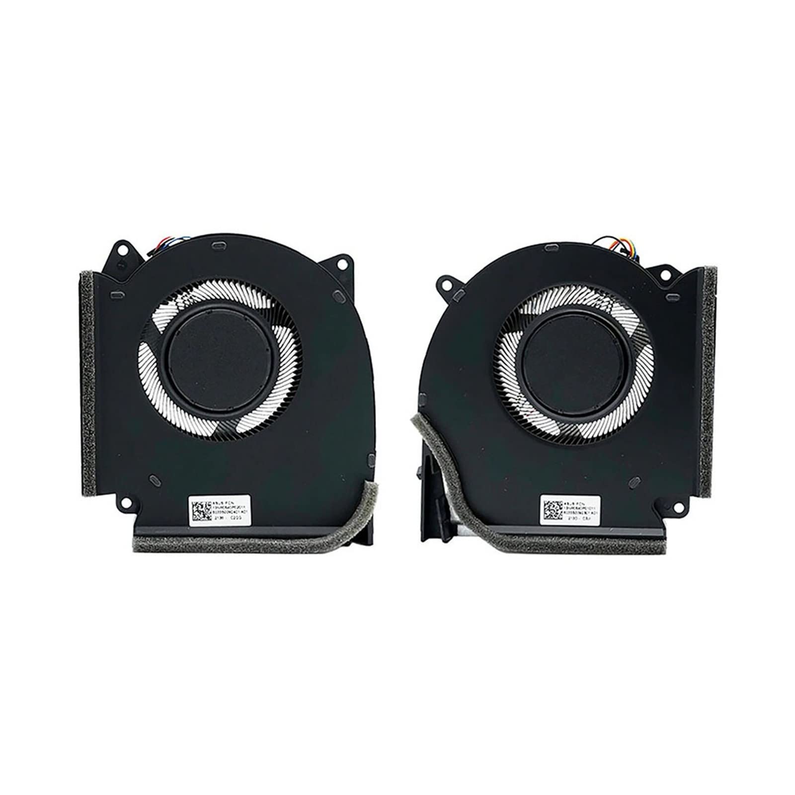 MAHIE Nowy wentylator procesora GPU kompatybilny z ASUS ROG Strix 2021 blizna 15 G533 G533Q G513QR G713QR G733QS 13NR0540P01011 13NR0540P02011 DC12V Cheerfully (Color : A pair of fans)