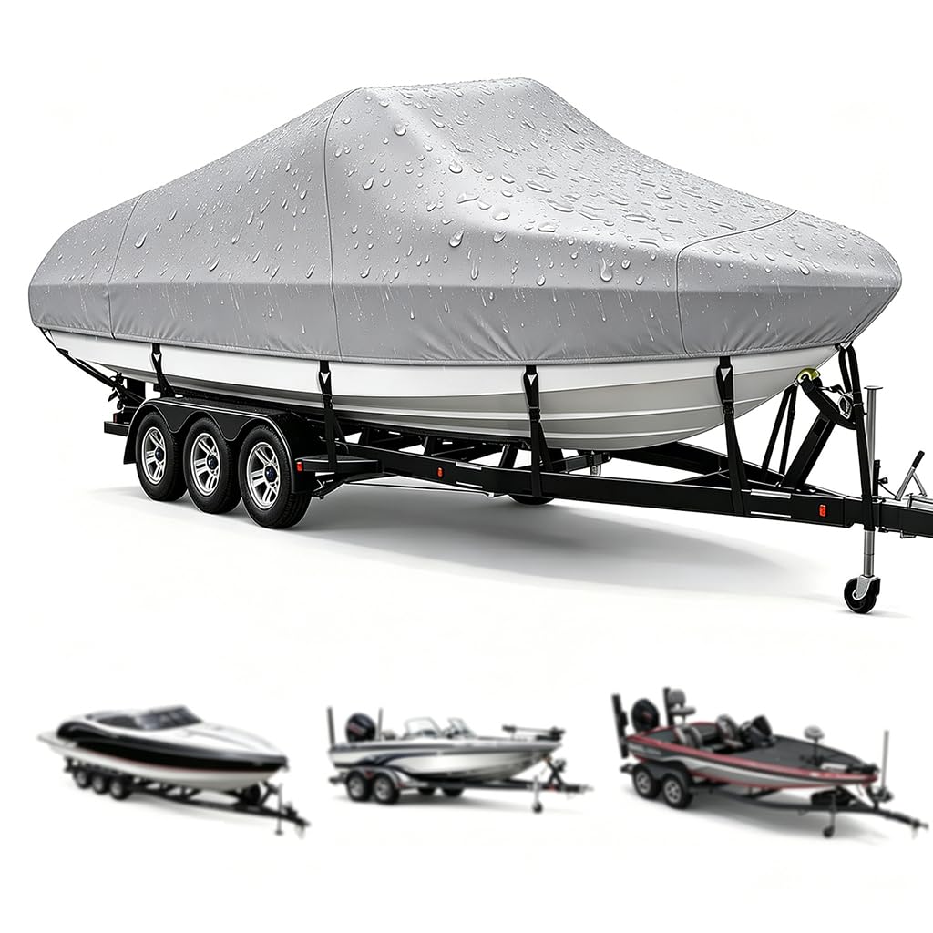 Schnellboot Abdeckung für Bayliner Capri 215 | Wasserdicht schutz allwetter; winddicht staubdicht schutzabdeckung; für motorboot yacht fischboot aussenlagerung