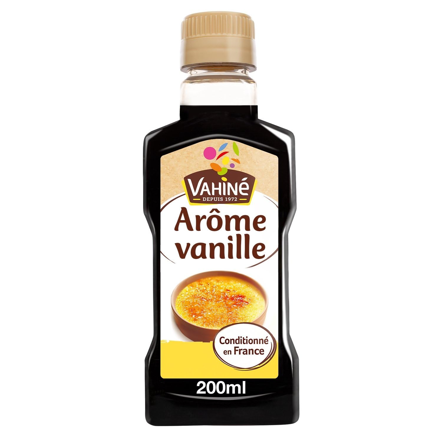 VAHINE – Arôme Vanille Intense pour Recettes Gourmandes, Flacon Pratique de 200 ml - Le Lot De 4
