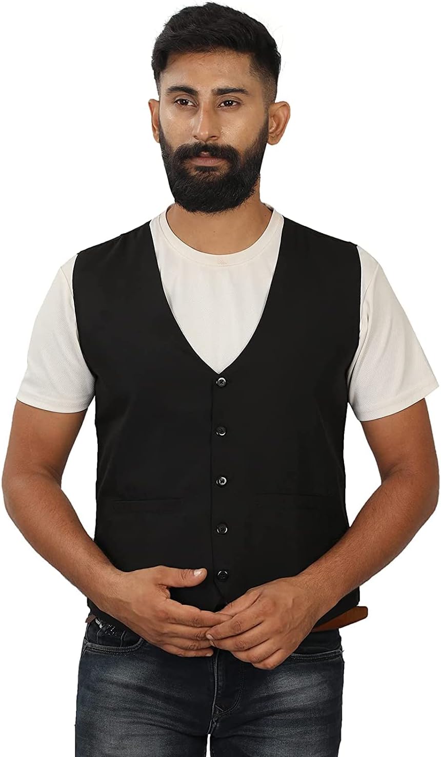 abc garmentsUniform Striped Waistcoat