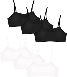 Seamless Girls Training Bra with Removable Padding Multicolor Girls Sports Bra with…