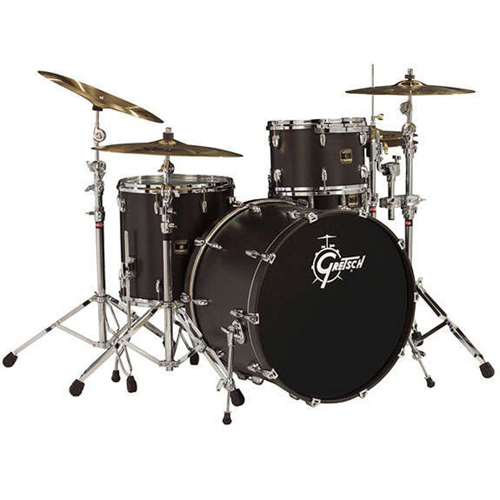 Gretsch New Renown Maple 3-Piece Rock Drum Set Shell Pack - Satin Black