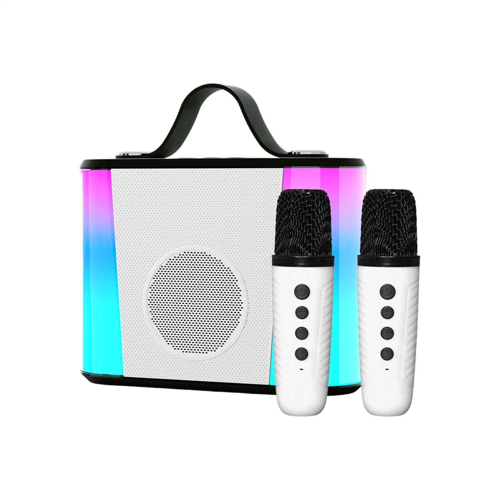Máquina de Karaoke para niños con 2 Micrófonos Inalámbricos Y Altavoz