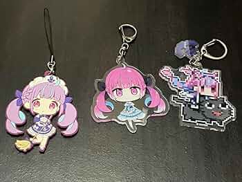 ありあ様キーホルダー4点おまとめ 縦4~10文字 横2.4ｾﾝﾁ ｷｰﾎﾙﾀﾞｰ | azanafuda